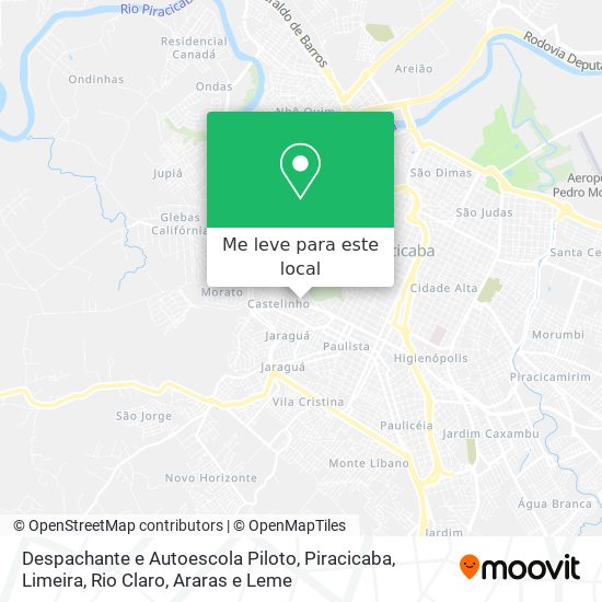 Despachante e Autoescola Piloto mapa