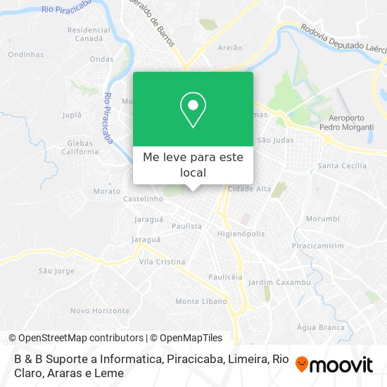 B & B Suporte a Informatica mapa