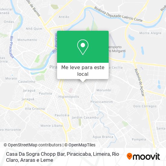 Casa Da Sogra Chopp Bar mapa