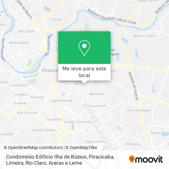 Condomínio Edifício Ilha de Búzios mapa