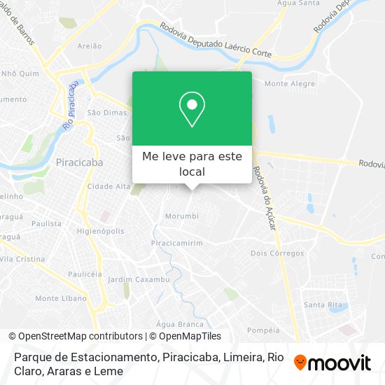 Parque de Estacionamento mapa