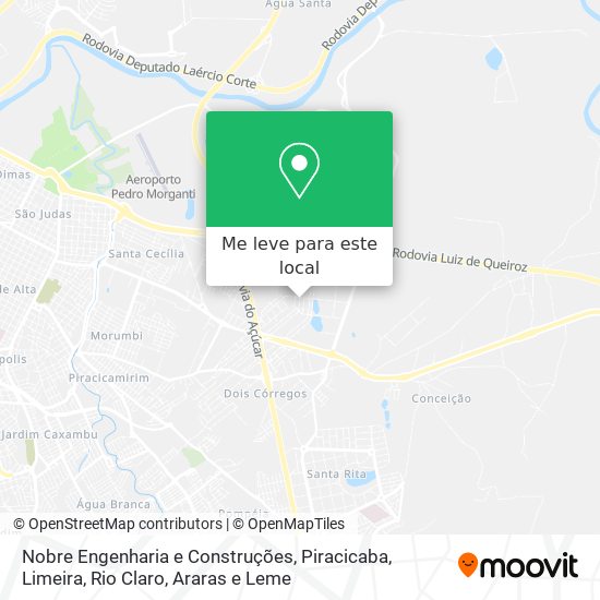 Nobre Engenharia e Construções mapa