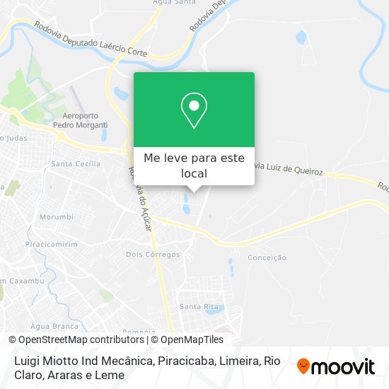 Luigi Miotto Ind Mecânica mapa