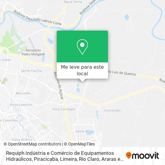 Requiph Indústria e Comércio de Equipamentos Hidraúlicos mapa