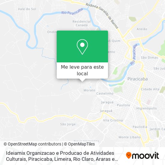 Ideiamix Organizacao e Producao de Atividades Culturais mapa