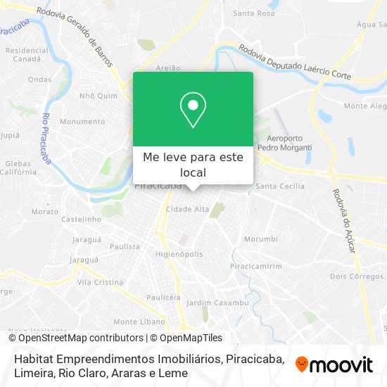 Habitat Empreendimentos Imobiliários mapa