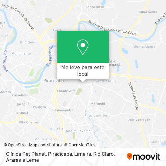 Clínica Pet Planet mapa