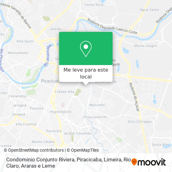 Condominio Conjunto Riviera mapa