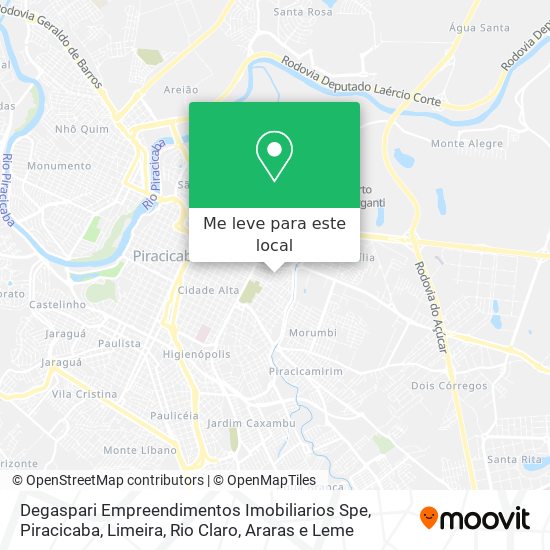 Degaspari Empreendimentos Imobiliarios Spe mapa