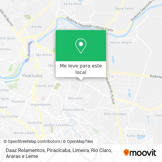 Daaz Rolamentos mapa