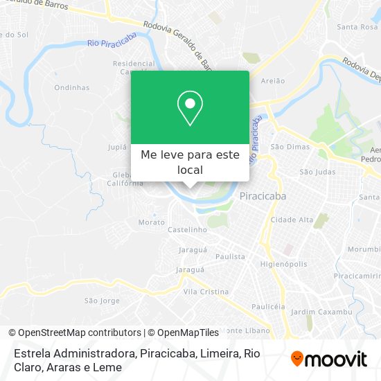 Estrela Administradora mapa