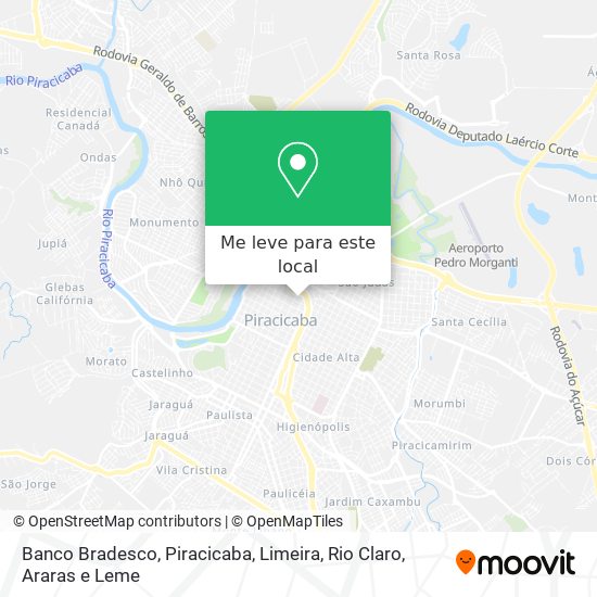 Banco Bradesco mapa