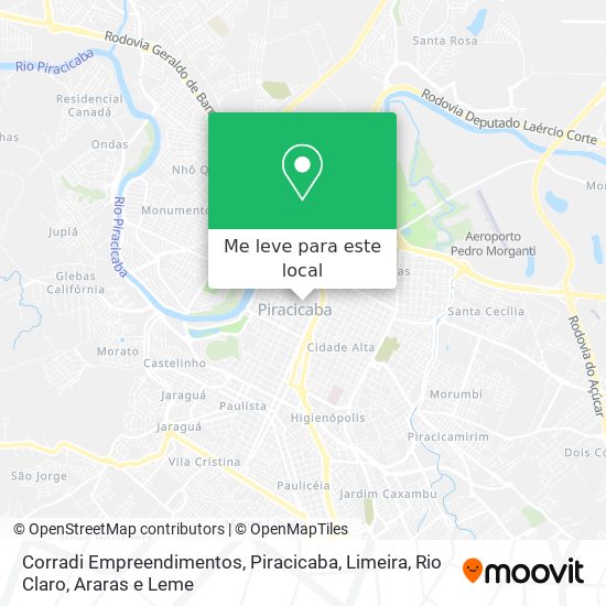Corradi Empreendimentos mapa