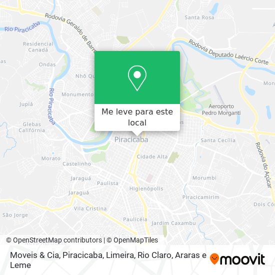Moveis & Cia mapa