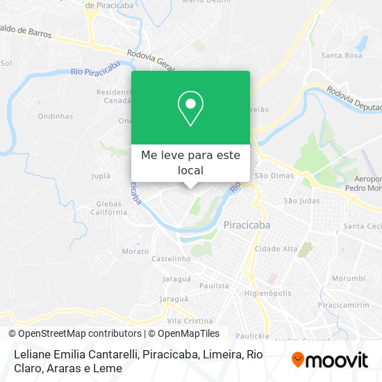 Leliane Emilia Cantarelli mapa