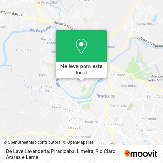 De Lave Lavanderia mapa