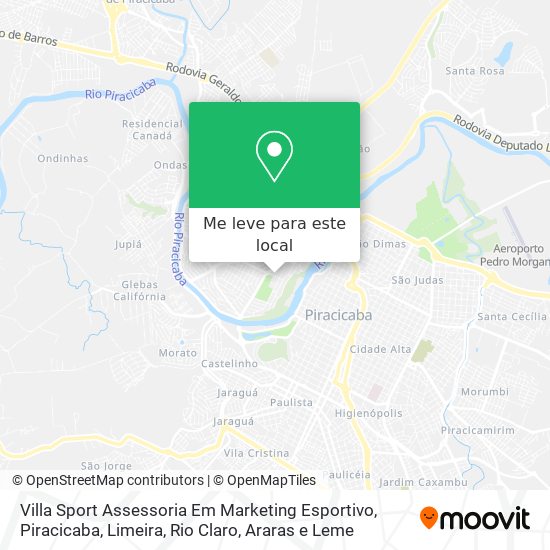 Villa Sport Assessoria Em Marketing Esportivo mapa