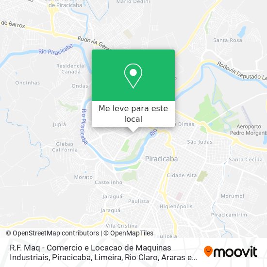 R.F. Maq - Comercio e Locacao de Maquinas Industriais mapa