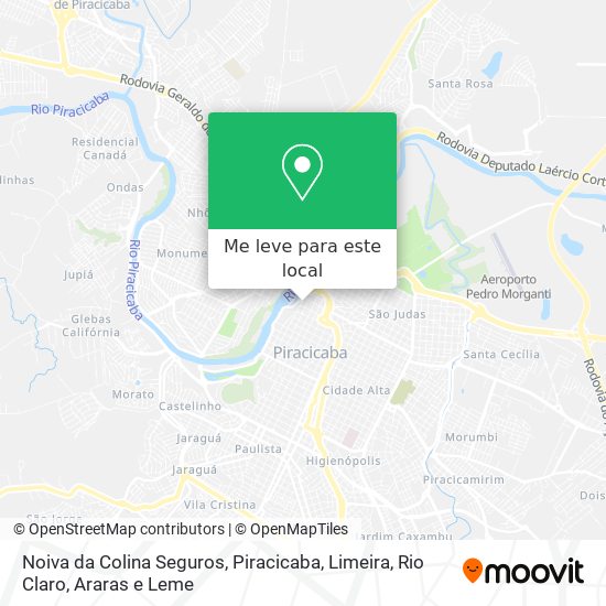 Noiva da Colina Seguros mapa