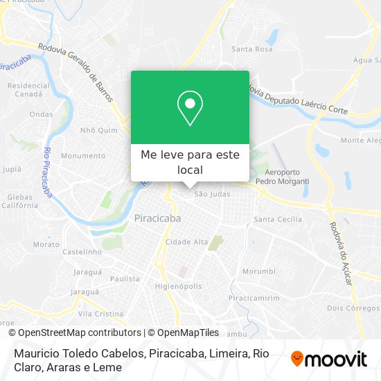 Mauricio Toledo Cabelos mapa