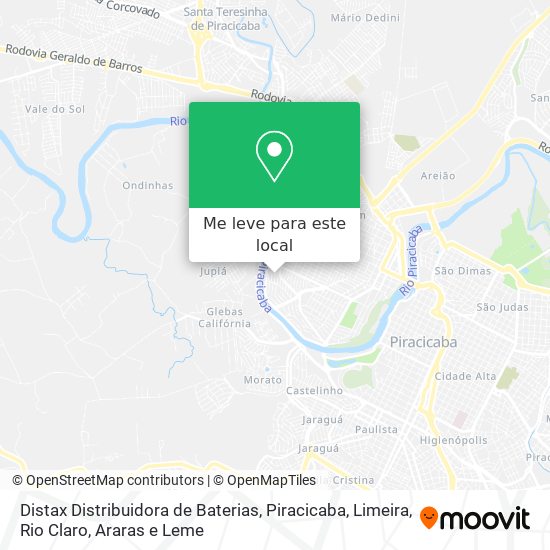 Distax Distribuidora de Baterias mapa