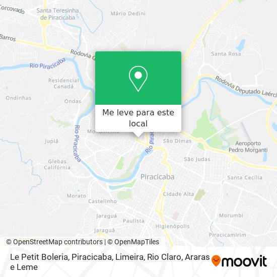 Le Petit Boleria mapa
