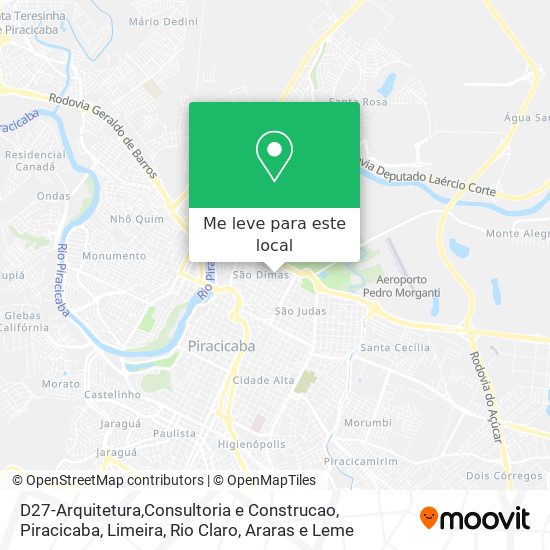 D27-Arquitetura,Consultoria e Construcao mapa