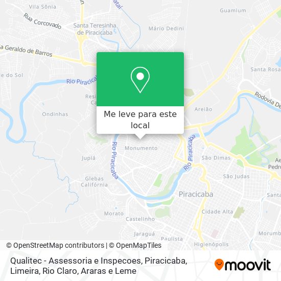 Qualitec - Assessoria e Inspecoes mapa