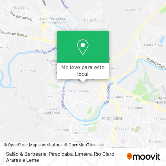 Salão & Barbearia mapa