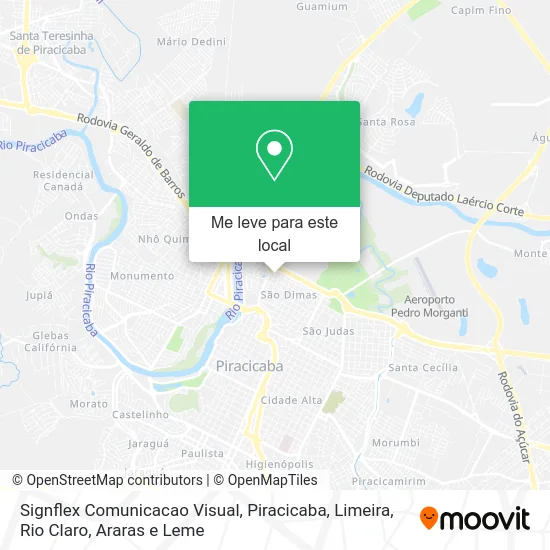 Signflex Comunicacao Visual mapa