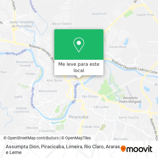 Assumpta Dion mapa