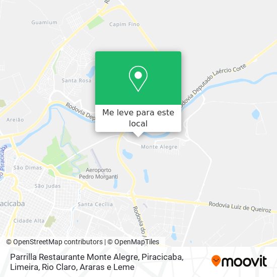 Parrilla Restaurante Monte Alegre mapa