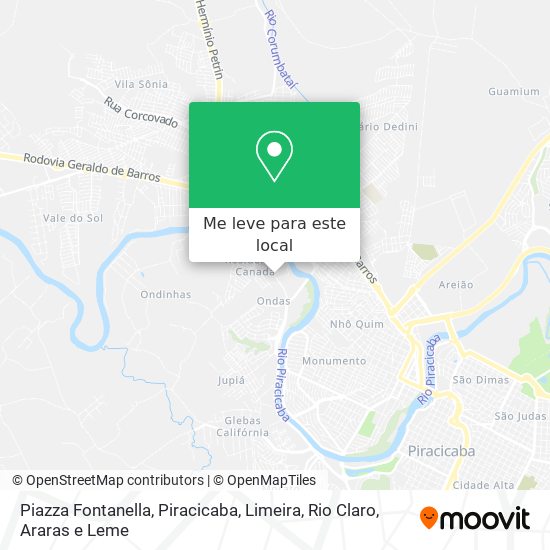 Piazza Fontanella mapa