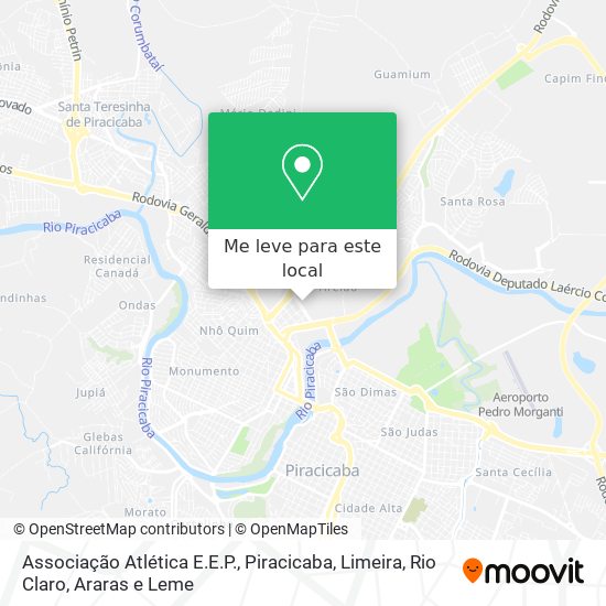 Associação Atlética E.E.P. mapa