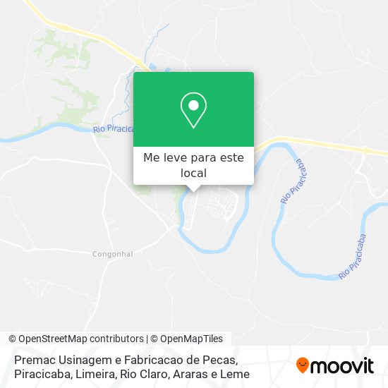Premac Usinagem e Fabricacao de Pecas mapa