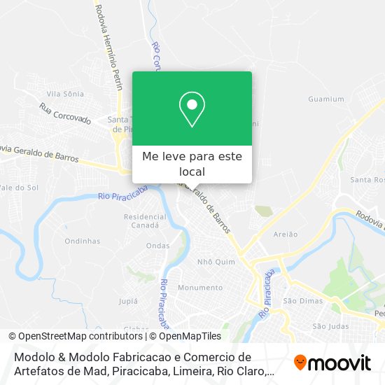 Modolo & Modolo Fabricacao e Comercio de Artefatos de Mad mapa