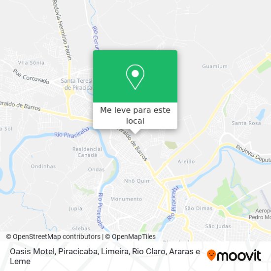 Oasis Motel mapa