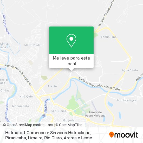 Hidraufort Comercio e Servicos Hidraulicos mapa