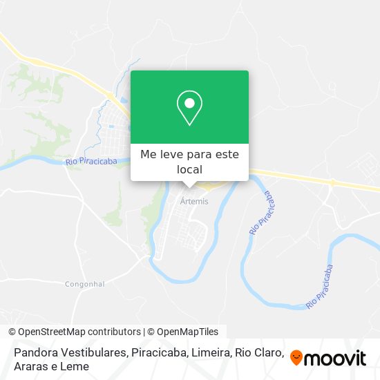 Pandora Vestibulares mapa