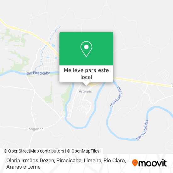 Olaria Irmãos Dezen mapa