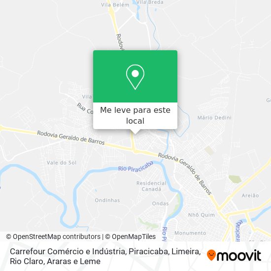 Carrefour Comércio e Indústria mapa