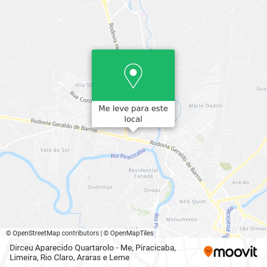 Dirceu Aparecido Quartarolo - Me mapa