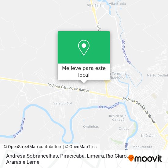 Andresa Sobrancelhas mapa