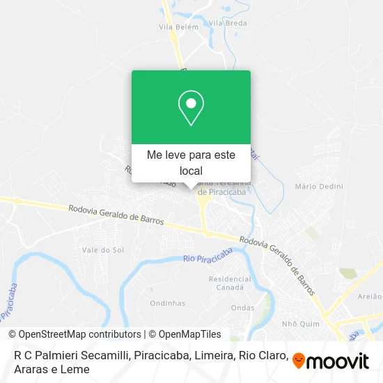 R C Palmieri Secamilli mapa