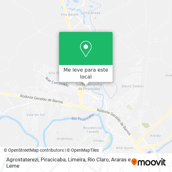 Agrostaterezi mapa