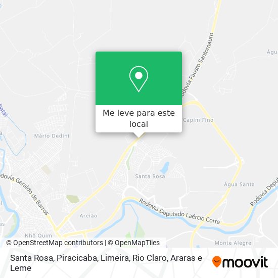Santa Rosa mapa