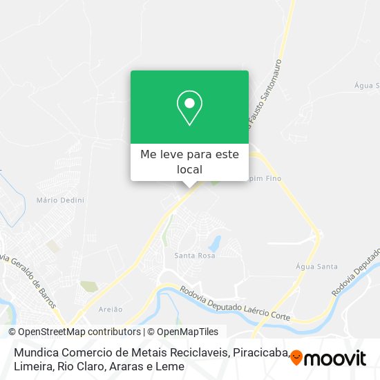 Mundica Comercio de Metais Reciclaveis mapa