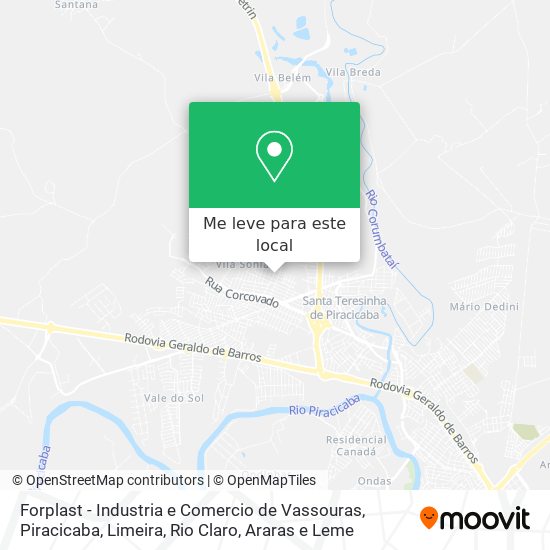 Forplast - Industria e Comercio de Vassouras mapa