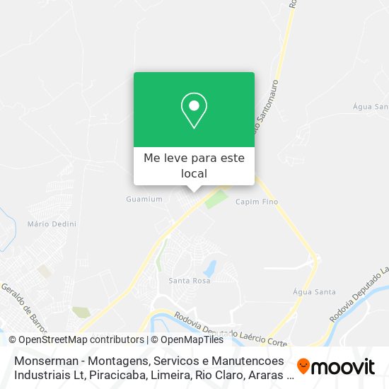 Monserman - Montagens, Servicos e Manutencoes Industriais Lt mapa