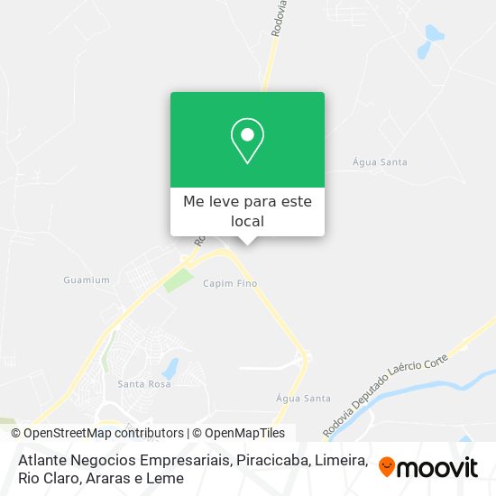 Atlante Negocios Empresariais mapa